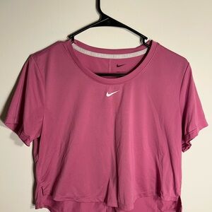 Nike Women's Fuchsia Crop Top
